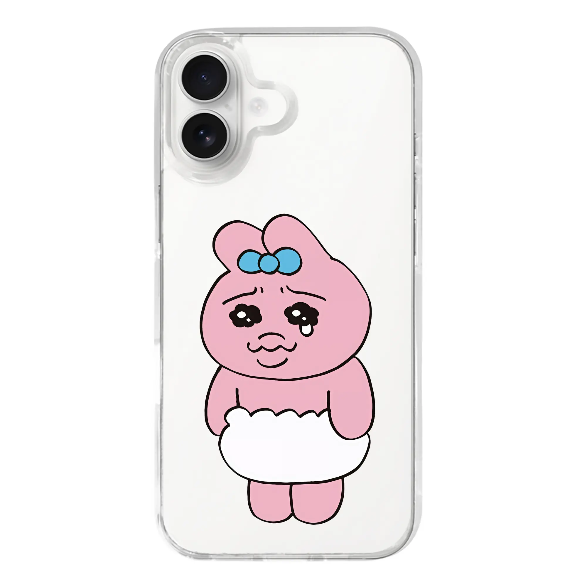 おぱんちゅうさぎ グッズ おぱんちゅうさぎ - iPhone 17シリーズ 透明スマホケース – 薄型・耐衝撃・精密フィット保護カバー